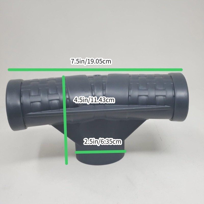YIBAISI Pool Hose T Splitter 3 Way Pool Hose Connector