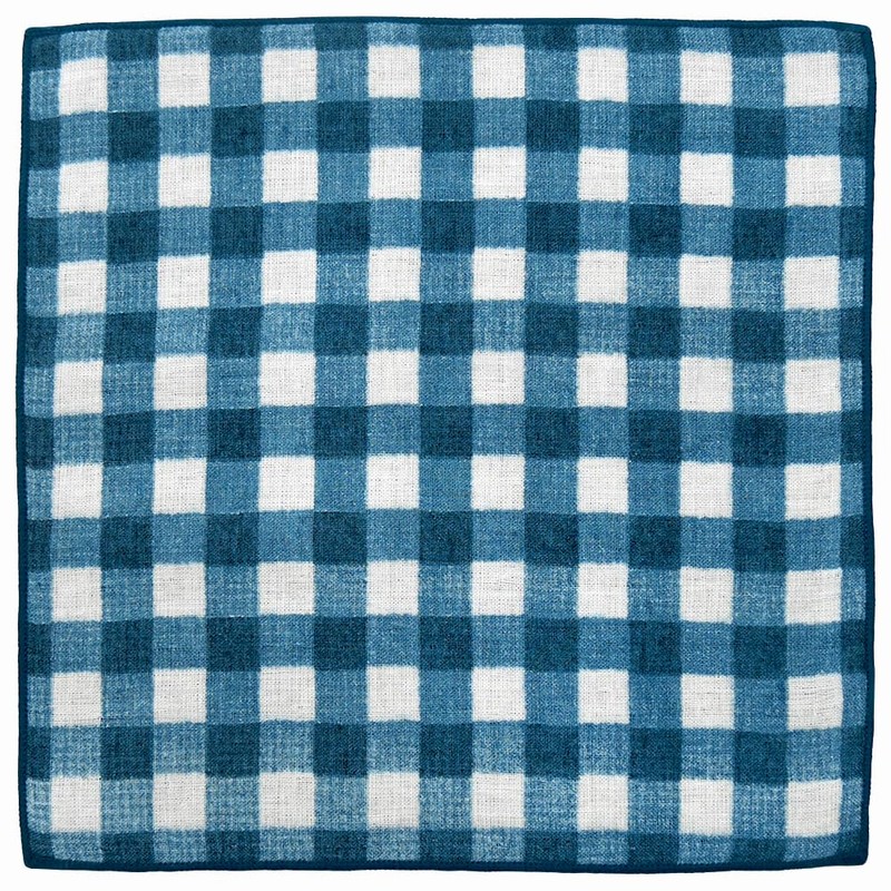 Hamamonyo Washed Towel Handkerchief, Rough Gingham Check