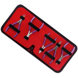 XTRM CRAFT 5 Piece Jewelers Pliers Set, Jewelry Tools Kit with Easy Carrying