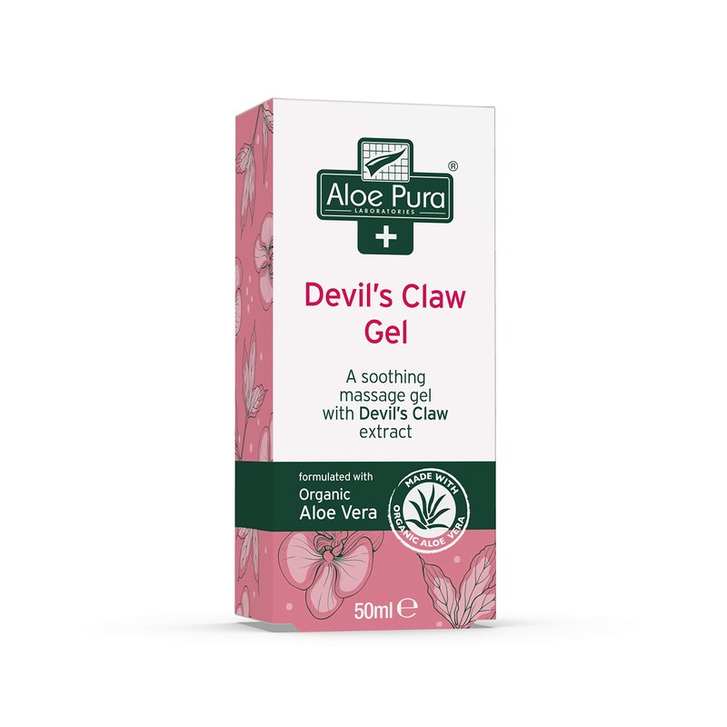 Devil's Claw Gel with Organic Aloe Vera, Natural, Vegan, Cruelty