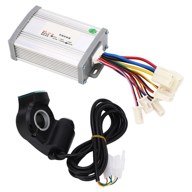 24V 800W Electric Bike Controller Thumb Throttle Handle Kit Lithium