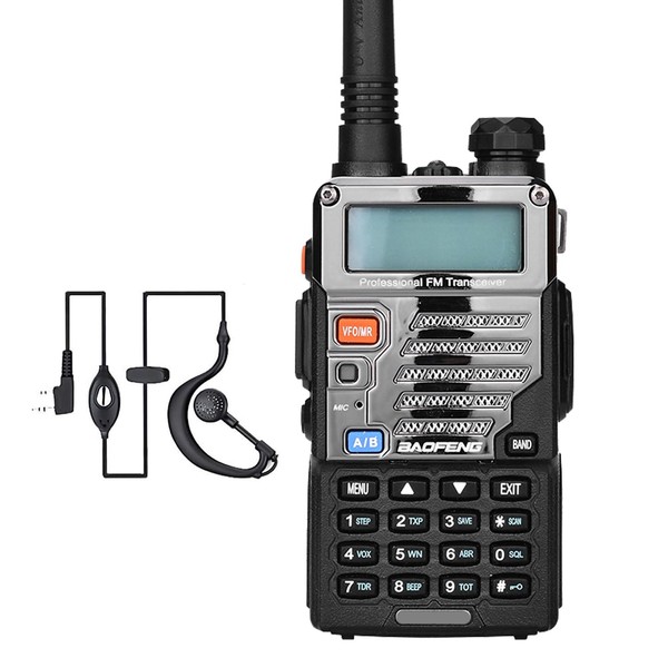 UV5R Set Luxury Set with Earphones, Walkie Talkie Radio, Dual