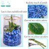 Kimura's Cabin 5pcs 21" Real Touch Hydrangeas Fake Blue Flowers