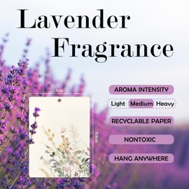 Burtery Boho Floral Black Cat Car Scents Lavender Air Freshener 3 Pcs, Moody Black Cat Book Botanical Hanging Air Freshener for Closet Drawer Bathroom Books, Flower Accessories Decor for Women