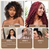 Burgundy Human Braiding Hair 28 Inch 100G 2 Bundles Deep