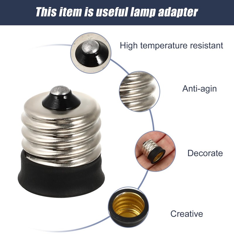 Homoyoyo 5-Pack E17 to E14 Adapter Kit | Premium Durable