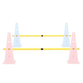 plzzree Dog Agility Jumps Equipment Set Replacement Poles, 2 Pack, 41 Inches Long Each