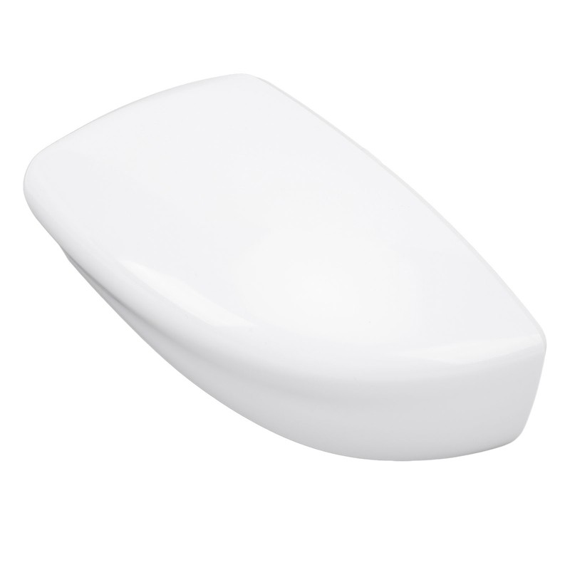 Side Mirror Cover Exterior Rearview Mirror Cover Cap Unpainted White