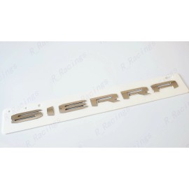 GMC 1pc New Chrome Tailgate Sierra Emblems Letters Fit GMC Sierra 1500 2500hd 3500hd