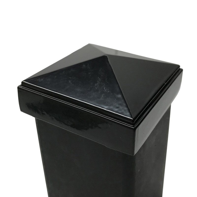 2.5" x 2.5" Aluminium Pyramid Post Cap for Metal Posts