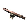 Mewutal 3.3" Heavy Duty Doorbell Push Button Red Bronze Wired