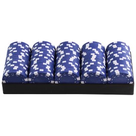 11.5 Gram Casino Style Poker Chips | Poker Chips Replacements (Blue, 300 Chips)
