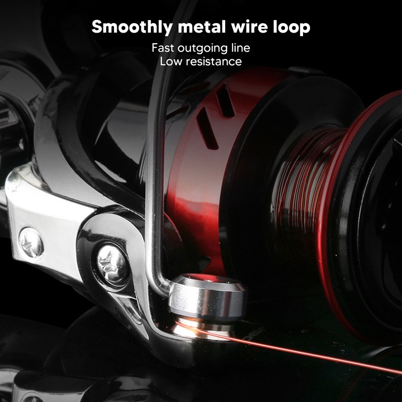 Baitcasting Reel Long Range Metal Wire Cup Strong Force Lure