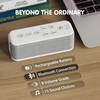 OnLyee White Noise Sound Machine with Bluetooth Speaker, 15 Soothing