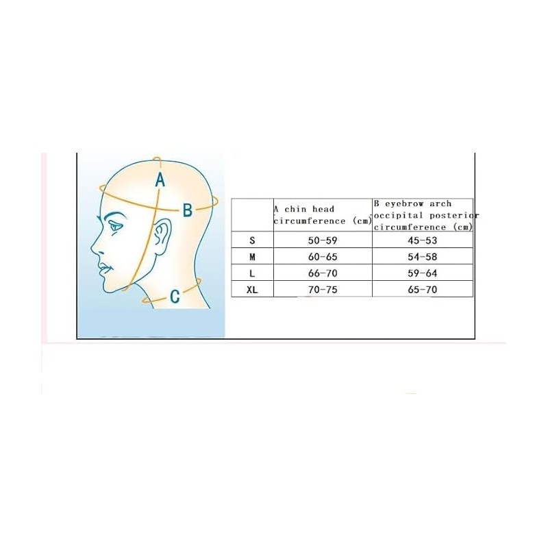 Post Surgery Neck and Chin Compression Garment Wrap Bandage, Face
