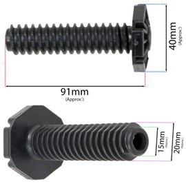 SPARES2GO Adjustable Leg Screw Foot for Hoover Dishwasher HDI 2D1145 HDI 2D949-80 HDI 2T1045 (Pack of 4 Feet)