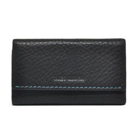 Takeo Kikuchi 1705419 Tenero Men's Key Case, Gift Wrapping, Cowhide Leather, Genuine Leather, [01] Black