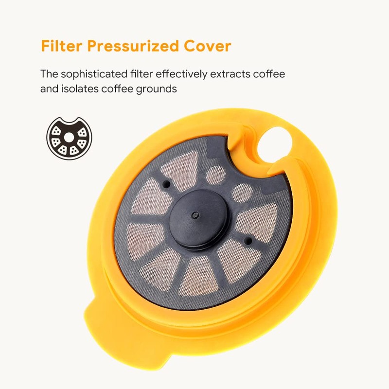 RECAFIMIL Reusable Coffee Capsules, Compatible with Tassimo, Coffee Filter (60