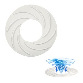 TOYMIS Pool Skimmer Swirl, Inground Swimming Pool Vortexs Skimmer Functional Streamline Designed for 8'' Skimmers Basket for Swimming Season Pool Cleaning Pool Skimmer Accessory