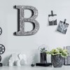 Qunclay 5.7 Inch Crystal Diamond Letters Shiny Letters Decor Hanging