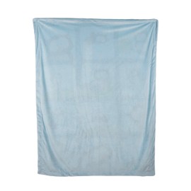 NICI 48936 Oscar Owl 106 x 140 cm Blue Cuddly Blanket for Babies and Children Fluffy Plush Blanket Warm Blanket for Girls and Boys