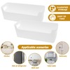 Griwuut Set of 4 Storage Boxes, Plastic Storage Baskets, Organiser