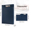 ProCase Clipboard Folder Portfolio, A4 Leather Padfolio Clipboard, Business Portfolio