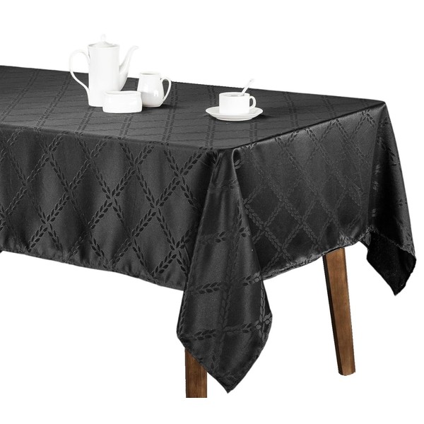 Castle Selection Fabric Tablecloth Spill Proof 7-9 Feet Table Decorator