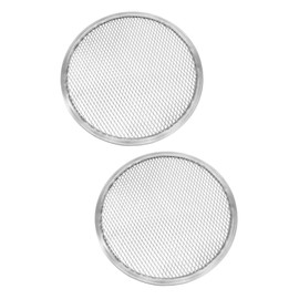 ABOOFAN 2 Piezas Moldes Para Pizza De 14 Pulgadas Antiadherente Molde Redondo Para Pizza Malla Para Horno De Pizza Herramienta Para Pizzas Sartenes Para Pizza Tamiz Utensilios Para Hornear