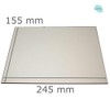 Fireproof fireplace glass, made to measure, oven glass for all