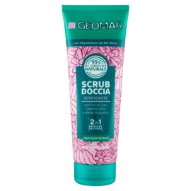 GEOMAR | Scrub Corpo Doccia, Setificante, 2 in 1 Esfolia e Deterge, 250 ml