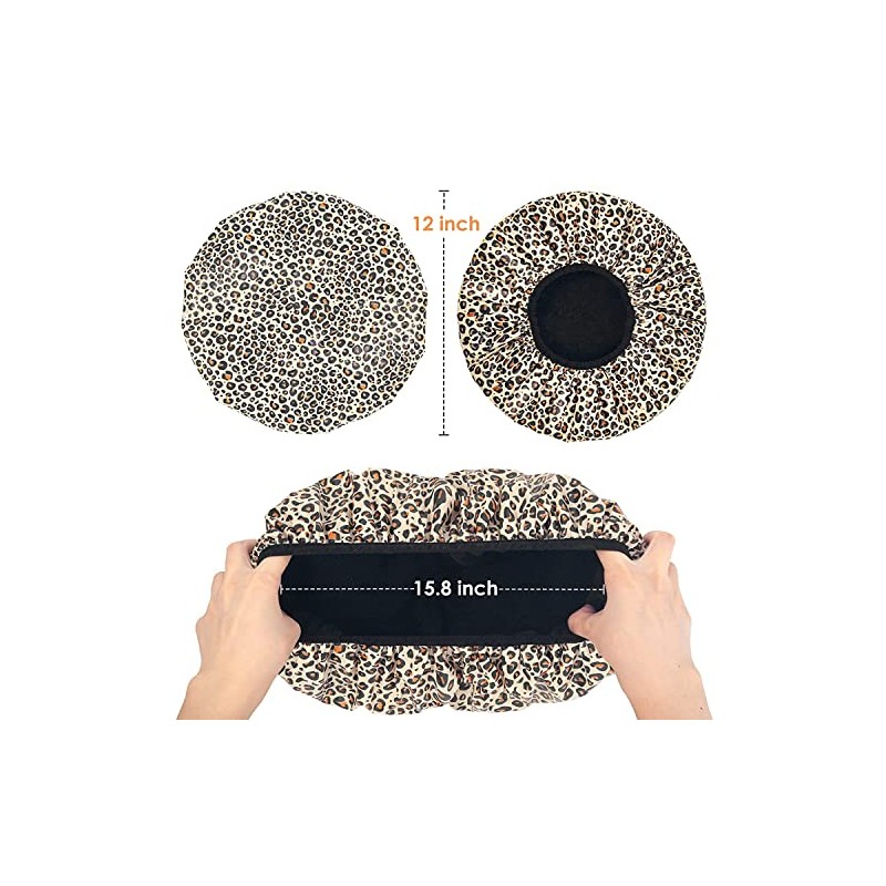 Auban Forro Rizo Mantiene Cabello Seco Gorro Ducha Mujer Baño