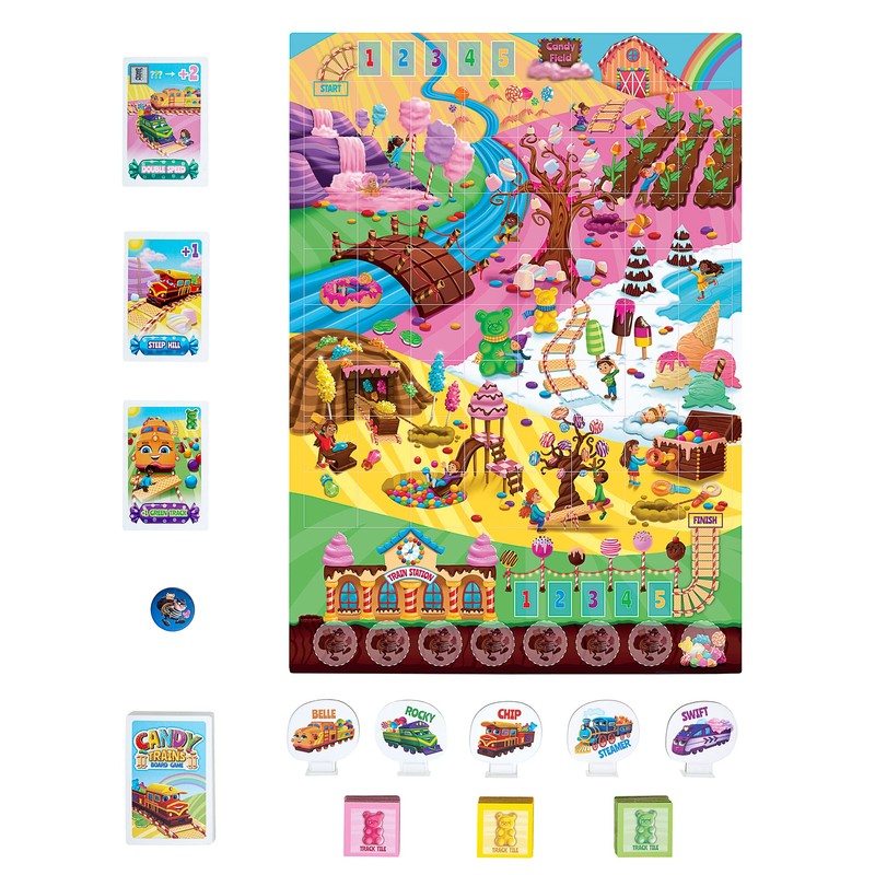 Candy Trains Board Game - A Sweet Sugar Coated Cooperative