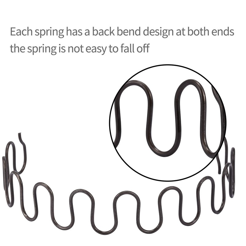 Catkio Sofa replacement Springs,2 PCS 20" Spring with 8 PCS