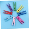 iplusmile 30pcs Mini Wooden Photo Clips Multi-Function Natural Clothespins for