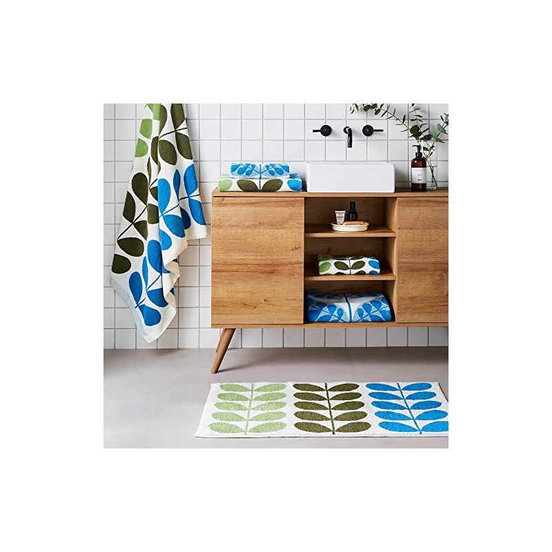 Orla Kiely Trio Stem Riviera Bath Mat, 50x90cm