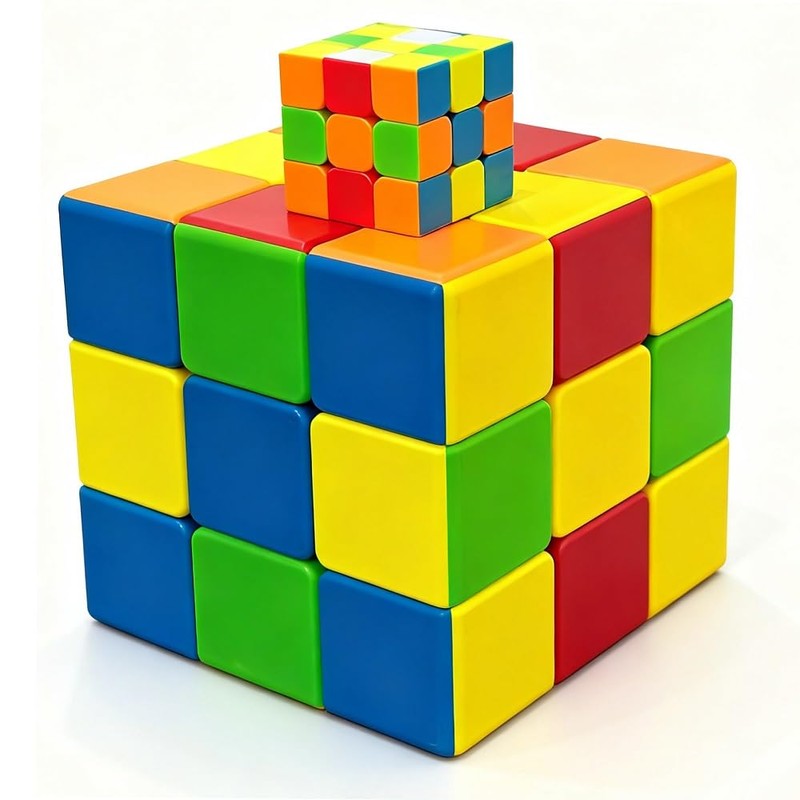 Giant Speed Cube Pro, 18cm Large Cube 3x3 Puzzle Toy