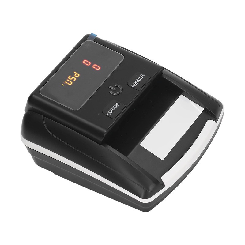 Automatic Banknote Detector Portable USD EUR Count Machine Counterfeit Bill