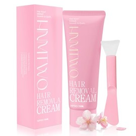 Crema depilatoria para piernas, brazos y axilas, crema depilatoria sin dolor con aroma floral de vainilla, fórmula suave para mujeres y hombres, piel 
