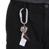 Lixada 9 Pack Aluminum Alloy D-ring Locking Carabiner Clip Set