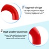 2 Pack Front Tow Hook Covers Replacement for 84905-47010, Red