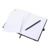 Troika Notepad Black DIN A5 Black Slim Pad with Ballpoint