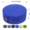 FelizMax Zafu Buckwheat Meditation Cushion,D=33cm/41cm H=14cm,Round Zabuton Meditation Pillow,Yoga Bolster