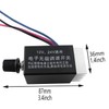 ZZLZX 12V Fan Controller DC 12V 24V 10A Electronic Stepless