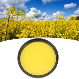 Auto Parts,55mm Full Color Lens Filter Optical Glass Digital Camera Filter High Definition Photograph Lens Filter (Yellow)