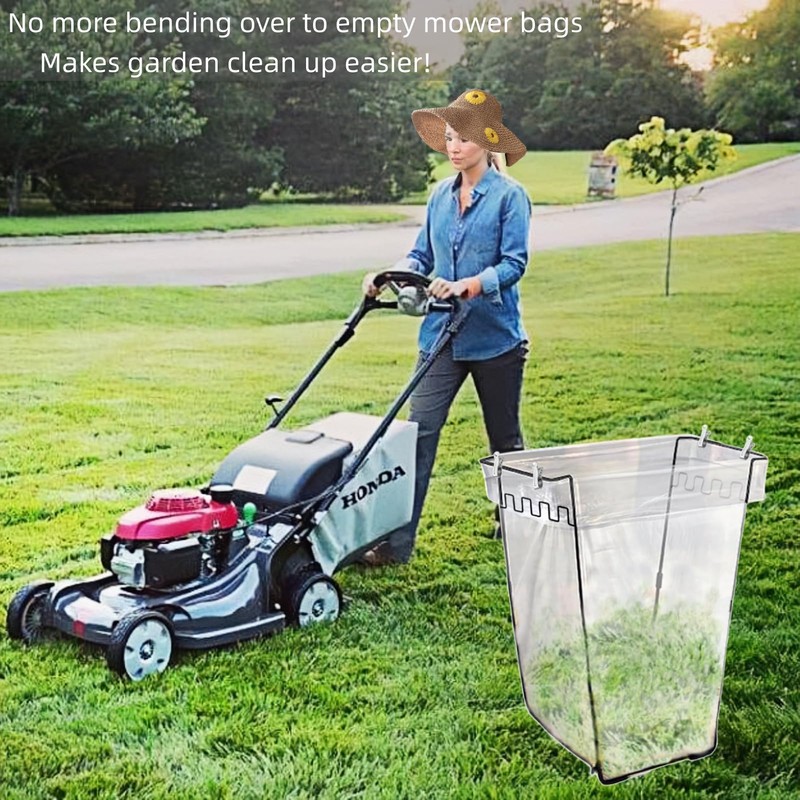 Garden Trash Bag Holder - Outdoor Leaf Bag Support Stand