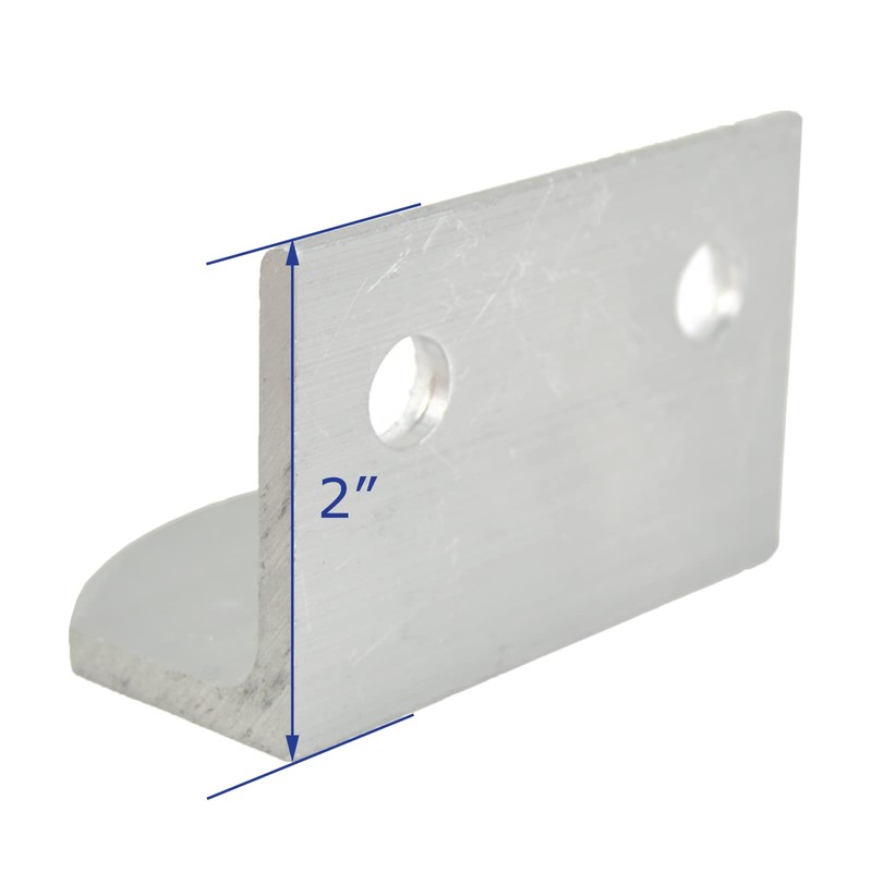 Sturdy Built (Qty 4)- Boat Trailer Aluminum Swivel Top Angle