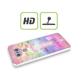 Head Case Designs Magisches Horn Einhorn Power! Soft Gel Handyhülle Hülle Huelle kompatibel mit LG W30
