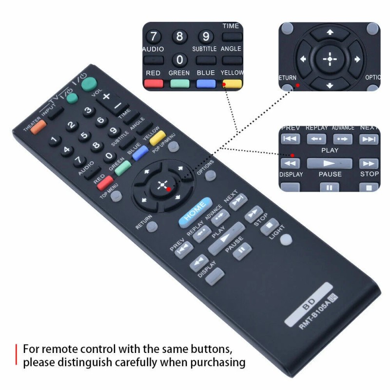 Sony New RMT-B105A Replace Remote for Sony Blu-ray Player BDP-S360