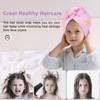 Unicorn Castle Microfiber Hair Towel for Kids 2Pack Hair Wrap